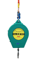 Double locking anti fall device